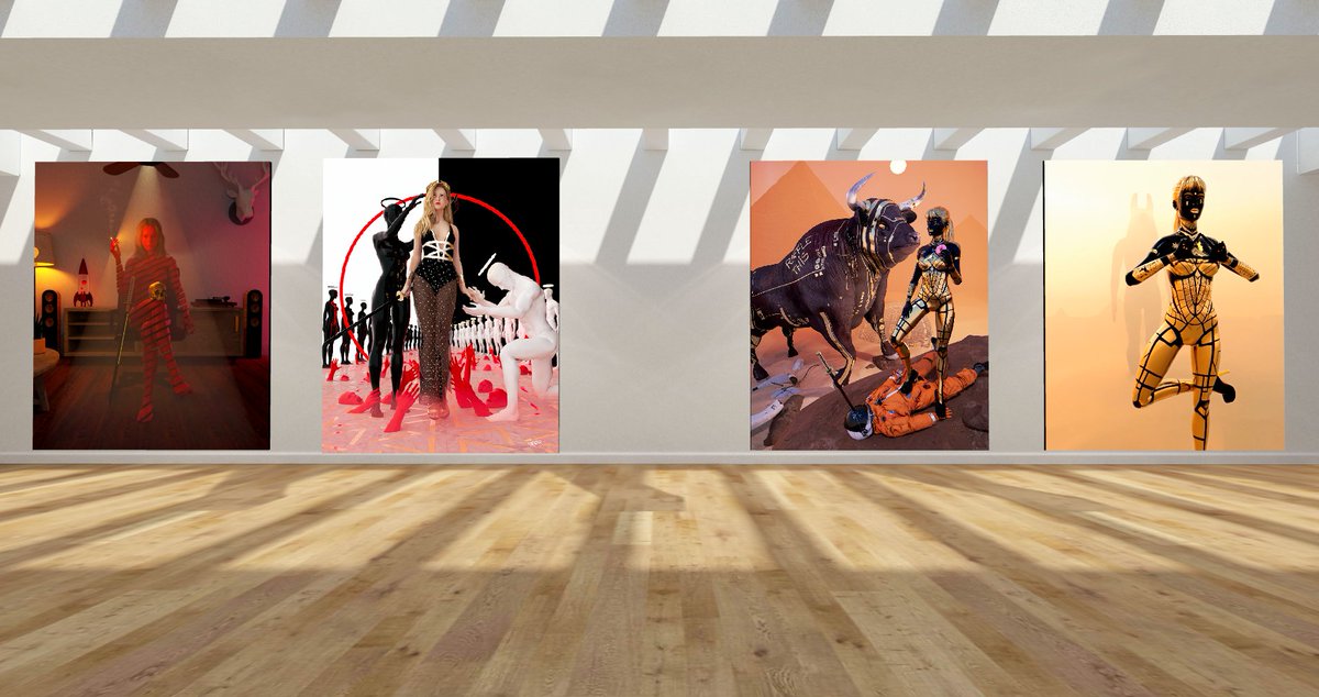 You are getting soaked by the rain but still want to go for a walk and visit a gallery? @oncyber_io has created great virtual spaces for that, and I finally made mine!

Go check it out! oncyber.io/dkdnz

#NFT #nftart #NFTartist #cryptoart #nftgallery