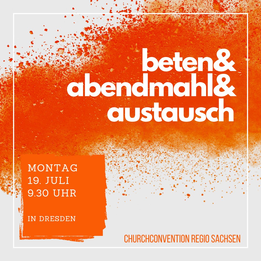 lothar_g's tweet photo. Eine Info für die #kirchenbubble der @evlks: @churchconvent Regio Sachsen trifft sich mal wieder vor Ort: am Montag, 19. Juli in #Dresden (9.30-12.30 Uhr)
Anmeldung & weitere Infos gibt's hier: https://t.co/X9fcV2H0FL https://t.co/0MAHofDrvj