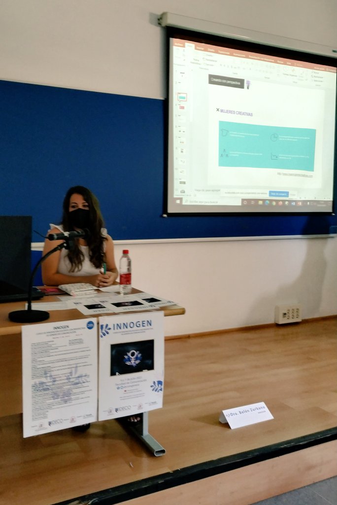 sarrebbue's tweet photo. 🗣️La Dra. @Mar_RubioH (@unisevilla) aborda la innovación con perspectiva de género en el grado de Publicidad y Relaciones Públicas. Nos cuenta cómo gestionar la asignatura de creatividad publicitaria 💬 @Comgenero https://t.co/hUfXowlNjT