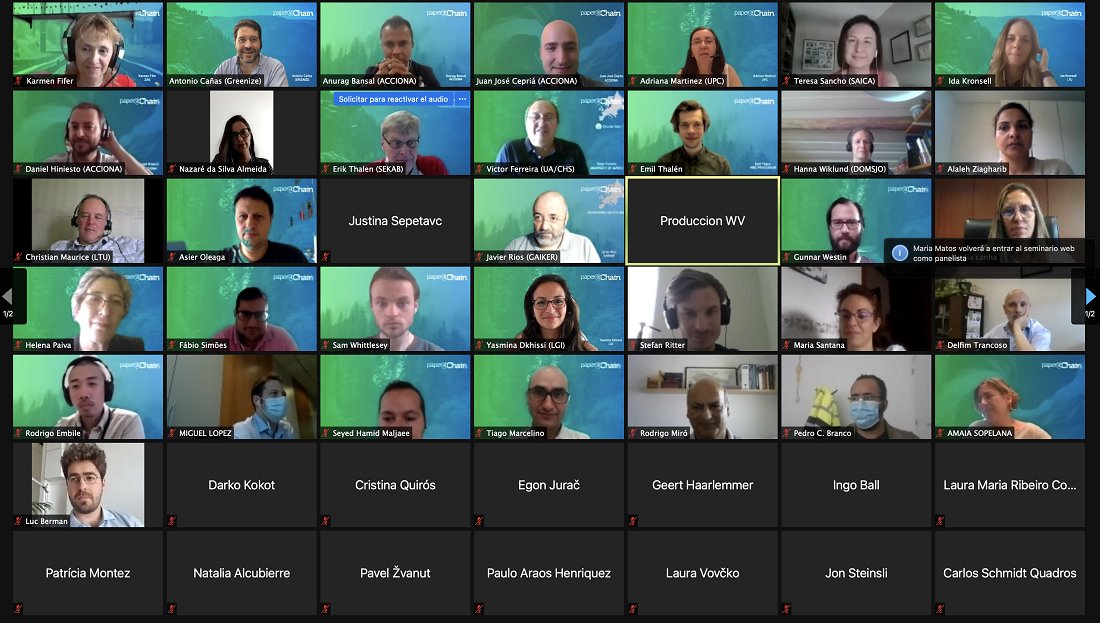 The final event of the #paperChain project was held last Friday 18th June with a resounding success of participation and with the satisfaction of being able to share a well-executed project with excellent results.

paperchain.eu/the-final-even…

<a href="/paperChain_pro/">paperChain_project</a> <a href="/ACCIONA/">ACCIONA</a> <a href="/_greenize_/">Greenize</a>