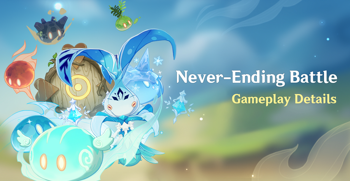 Dear Travelers, the new event 'Never-Ending Battle' is coming soon! Enemies of unknown origin have come ashore the Golden Apple Archipelago, intent on taking this seaborne paradise for themselves. View Details Here: hoyolab.com/genshin/articl… #GenshinImpact