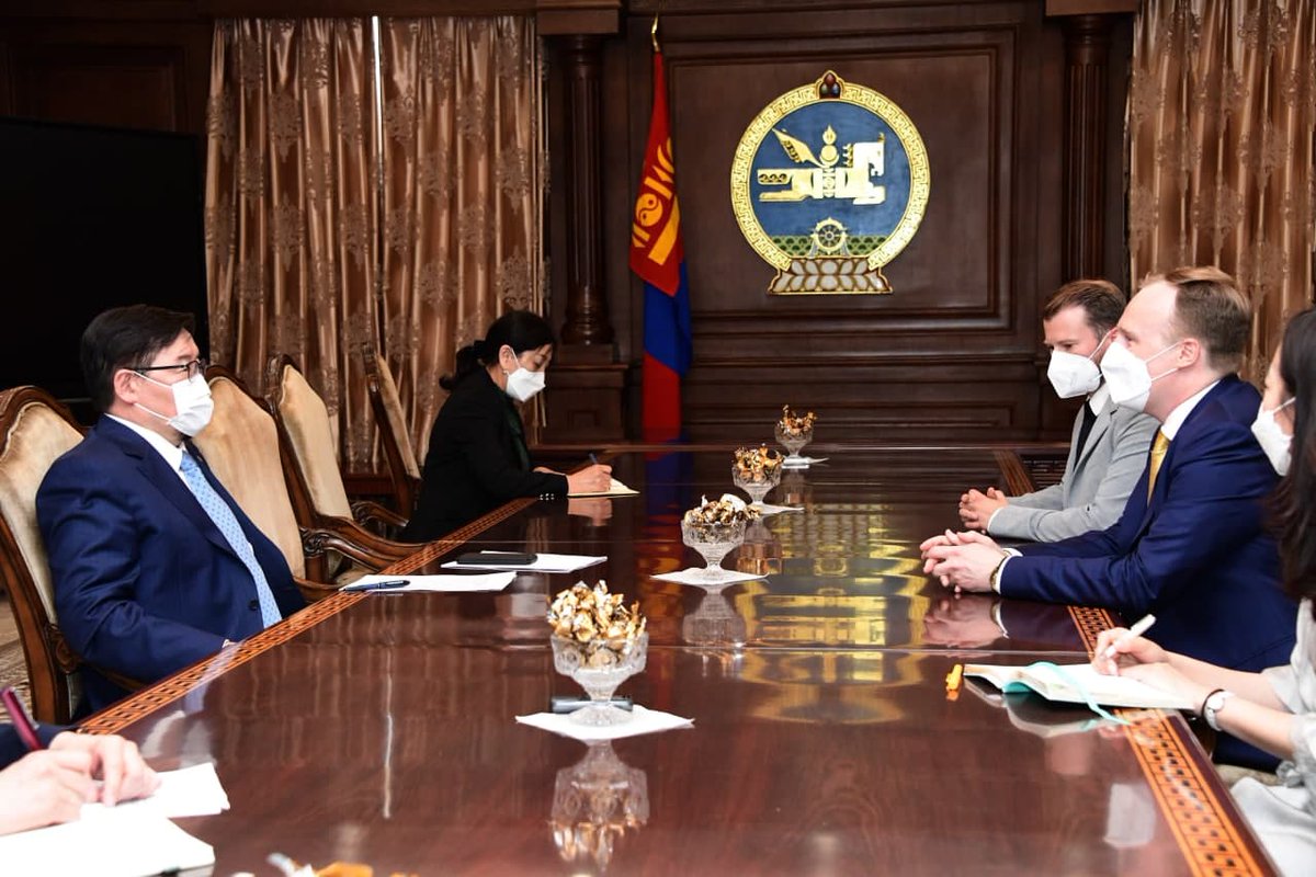 ParliamentMN's tweet photo. Улсын Их Хурлын дарга Г.Занданшатар Фридрих-Эбертийн сангийн Монгол Улс дахь суурин төлөөлөгчийг хүлээн авч уулзав
🌐 https://t.co/VglPf6FBuB https://t.co/PXXBSAHu4Q