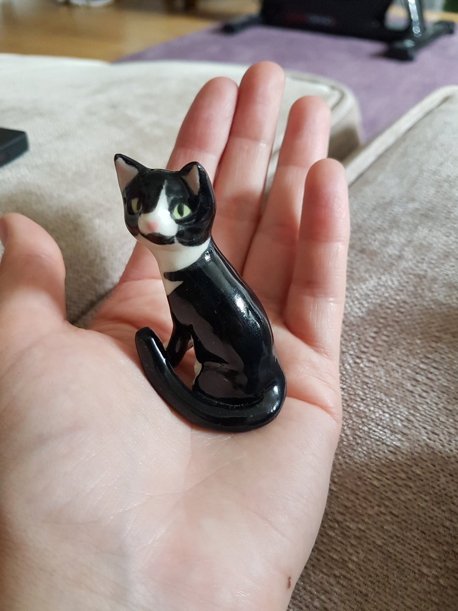 ScottishHaught's tweet photo. Forgot to share a wee commission piece i got from @_kness of my cat. Now I need to find a place were Miss Isla can't reach it 😅 #IslaKitten https://t.co/1bdTQ351Qq