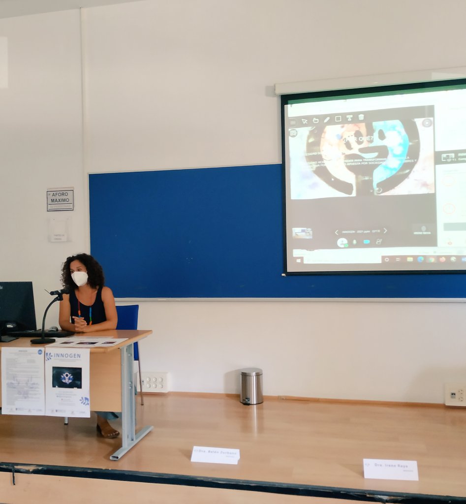 sarrebbue's tweet photo. 🗣️La Dra. @BelenZB (@unisevilla) aborda la innovación con perspectiva de género en el grado de Periodismo. Expone la necesidad académica de transformar y aplicar la perspectiva de género como apuesta por sociedades libres, justas y diversas 💬@comgenero https://t.co/UEAoy5Mh1h
