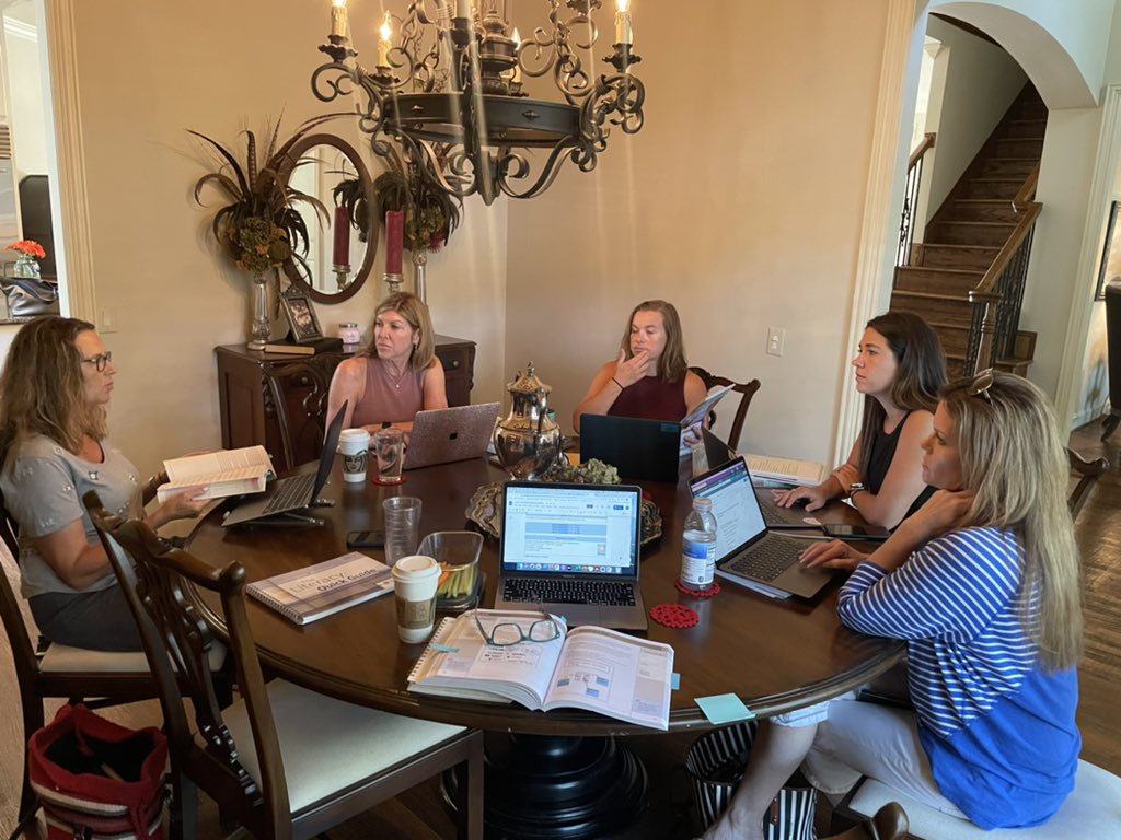 Creating CISD’s ELAR RTI documents for intervention and progress monitoring with these amazing ladies. #importantwork #allmeansall #wilsonway @CISDLiteracy
