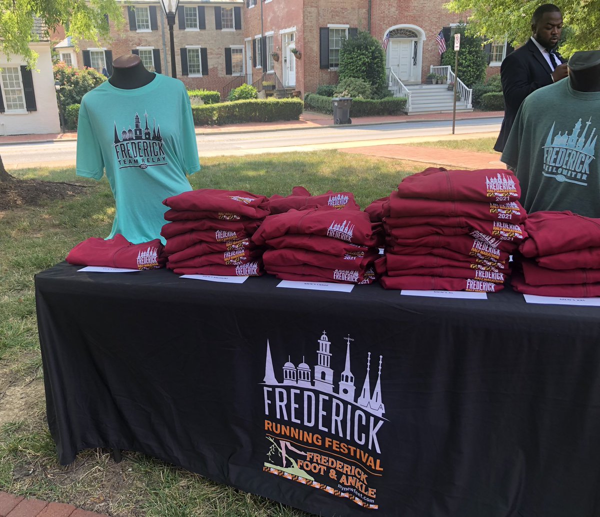 RunFrederick's tweet image. Beautiful day in Frederick for the kick off press/media event!!