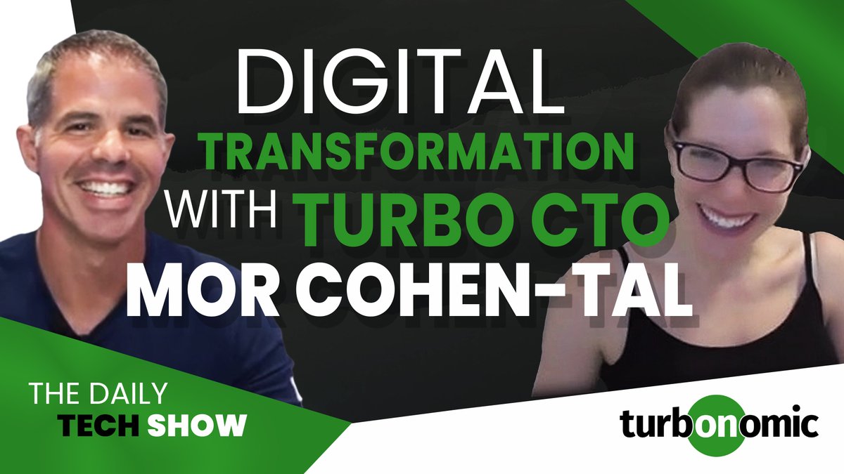 _JonMyer's tweet image. Daily Tech Show: Digital Transformation w/ @Turbonomic CTO @cloudbymor 
Stick around to the end and find out who wins bragging rights for the 🦖 T-Rex game

📱 What is Digital Transformation❓
💯  Comfortable with Failure❗️
⏳  Invest in your employees❗️

youtu.be/wQv-DErylVQ