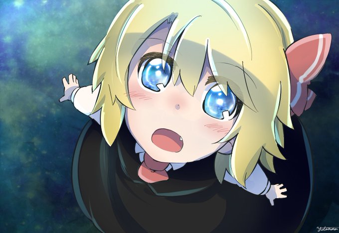 #毎月七日はルーミアの日
【再掲】昔はよく描いてたんよルーミア 