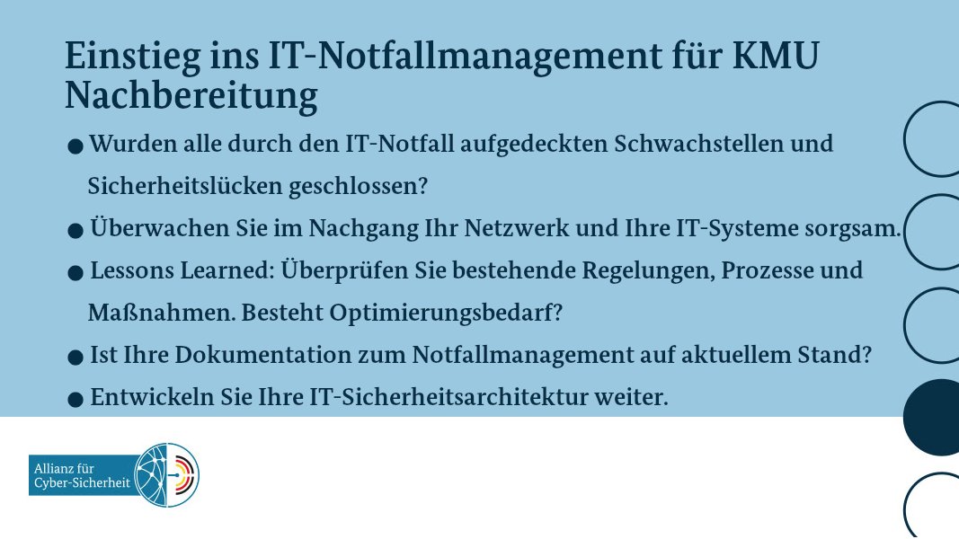 ACS - Allianz für Cyber-Sicherheit - ACS - IT-Notfallkarte