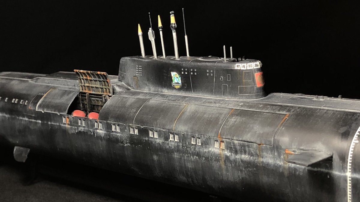 K-141 \" KURSK “ クルスク　ロシア原子力潜水艦　1/350 K-141 