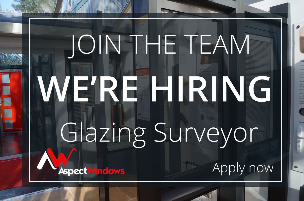 AspectWindows's tweet photo. Are you looking for a great new career opportunity? 
Excellent benefits for the right candidate... 
https://t.co/mYayicKPYG

#Jobs #Recruiting #careeropportunities #glazing #surveyor #Exeter #Devon https://t.co/DERoIfZpxK
