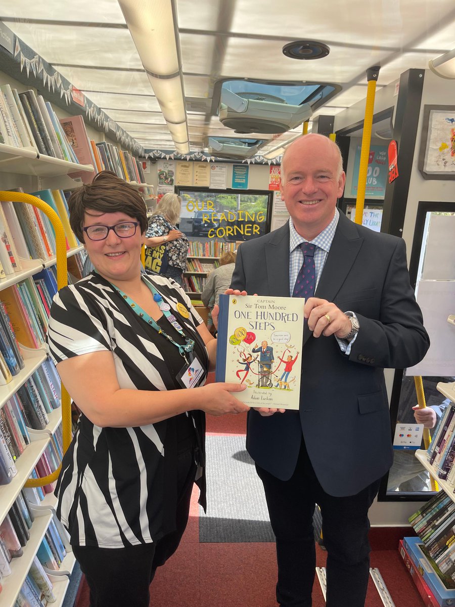 Howard Quayle (@howardquaylemhk) on Twitter photo I hopped on the Mobile Library in Ballagarey this morning to hand over a copy of the Captain Sir Tom Moore book 'One Hundred Steps'. A copy of this inspirational book has also been gifted to each our Island primary schools #IsleofMan #IOM <a href="/captaintommoore/">Captain Sir Tom Moore</a> I hopped on the Mobile Library in Ballagarey this morning to hand over a copy of the Captain Sir Tom Moore book 'One Hundred Steps'. A copy of this inspirational book has also been gifted to each our Island primary schools #IsleofMan #IOM <a href="/captaintommoore/">Captain Sir Tom Moore</a>