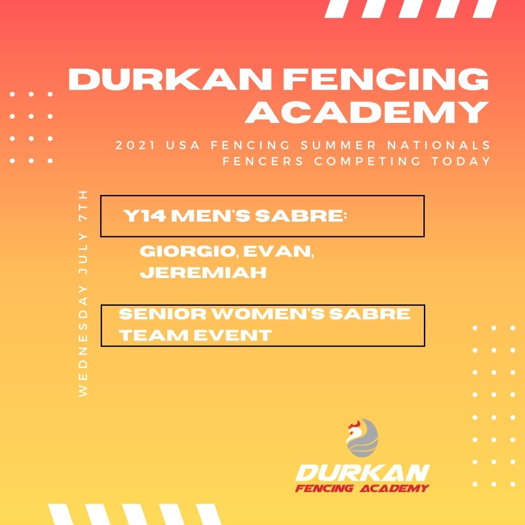 Another day of Competition @usafencing Junior Olympics and Summer National Championship! Follow the results online: fencingtimelive.com/tournaments/ev…

#Fencing #summernationals #usafencing #trainDFA