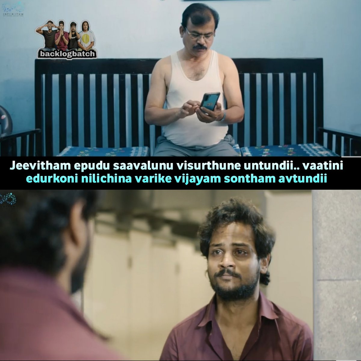 backlogbatch_'s tweet photo. Final episode of #surya webseries is out now.
#suryawebseries @shannu__7 #shannu #backlogbatchwings #backlogbatch #dailymemes_bbw #trending #teluguwebseries #subbu https://t.co/sFWow28TAz