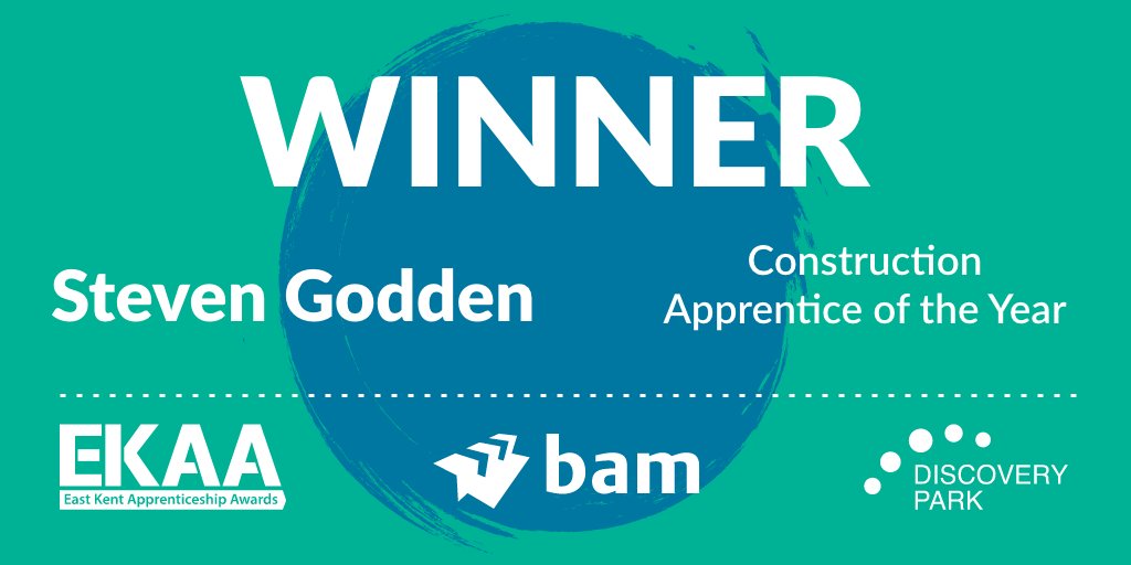 EKAA2023's tweet photo. Now for our Apprentice of the Year – Construction... congratulations to Steven Godden ⭐

#kent #kentbusiness #awards #apprentice #apprenticeship #kentapprentice #kentapprenticeship #eastkent #business #construction https://t.co/1B0wQfOcY0