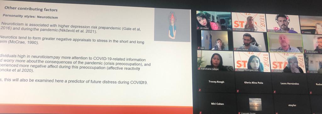 Not as relaxing or hot as Palma de Mallorca in 2019, but it was nice to present at #STAR2021 on Irish people's #coping, #resilience and #flourishing during lockdown and it was great to catch up with new research emerging from <a href="/SASHLab/">SASHLab</a> <a href="/DrSGallagher/">Stephen Gallagher</a>