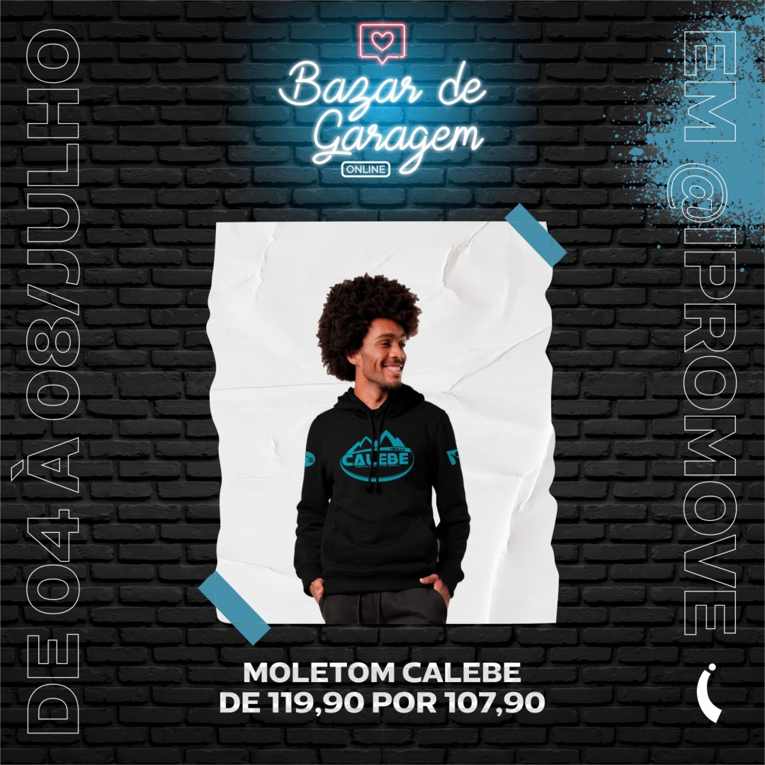Ipromove's tweet photo. Nosso TOP 1 do Bazar de Garagem é o Moletom Calebe que está especialmente R$107,9 e subimos uma grade completa ontem do PP ao EXGG para você  aproveitar!  😍
Passe no nosso site e aproveite as promos que o bazar já acaba amanhã 😱 https://t.co/pKmGVDcwpG