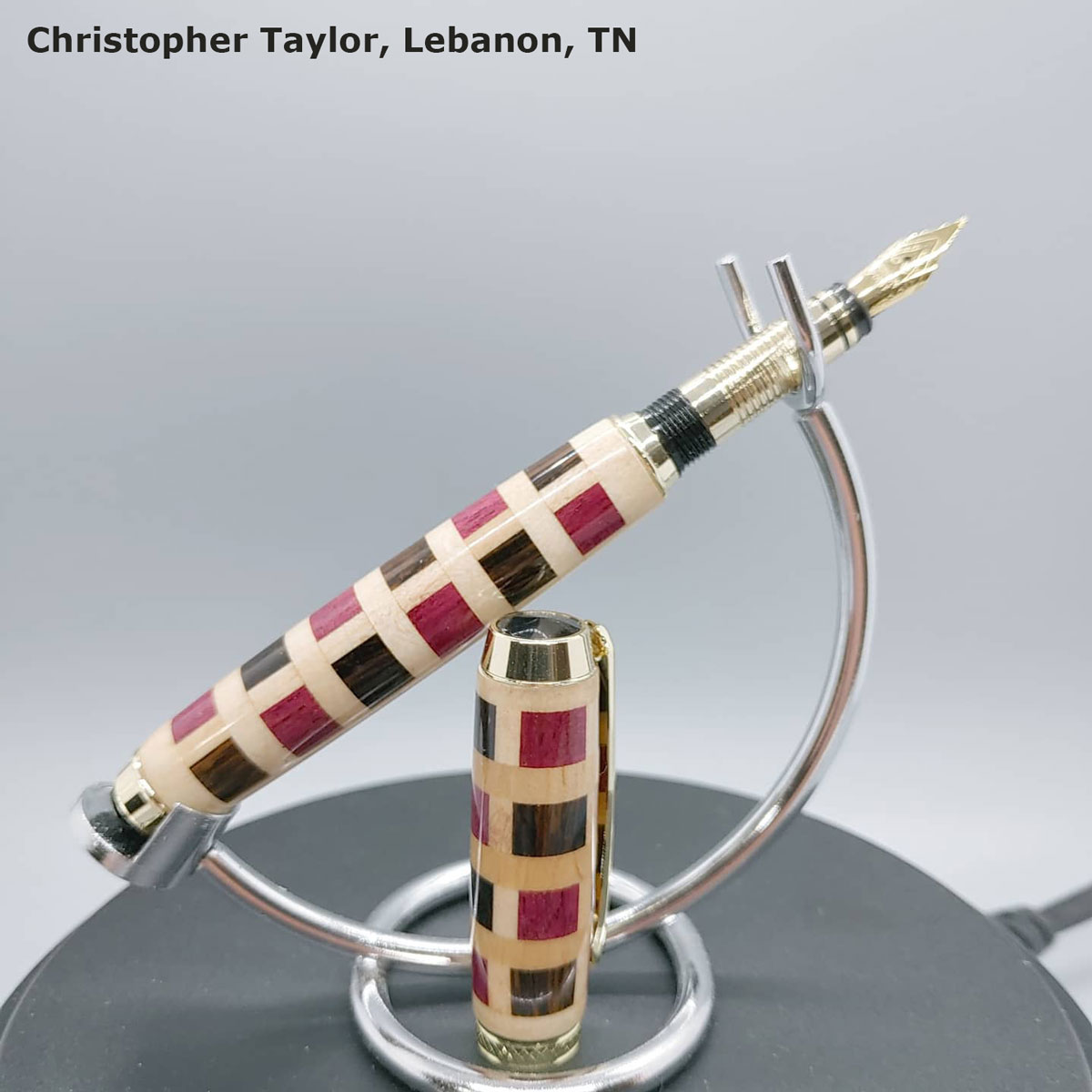 WoodTurningz's tweet photo. "This is an Orion kit i recently made using Maple, Purpleheart, and Wenge" ~ Christopher Taylor, Lebanon, TN
Really nice, don't you think?! 
https://t.co/bACy0aR53l

#customcreations, #woodturningz, #laminatepenblank, #penturning, #penturner #christaylorworkshop, #pkorionfp https://t.co/rtSr1gjAze