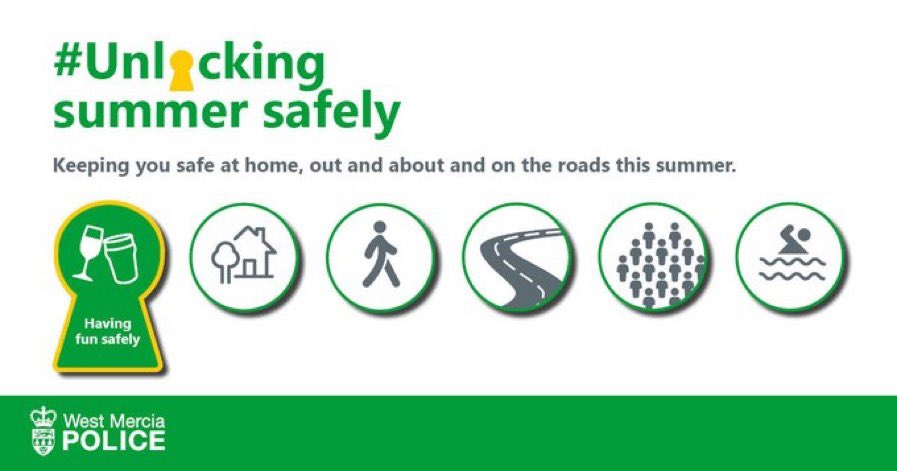 WMerciaPolice's tweet photo. A list of all of the things that are coming home:
🏴 The football
🙋🙋♂️ You and your mates after you’ve had a few
Enjoy the semi-final safely by drinking responsibly, abiding by Covid-19 restrictions and by planning a safe route home.
#UnlockingSummerSafely #EURO2020 https://t.co/qaEASddbOA