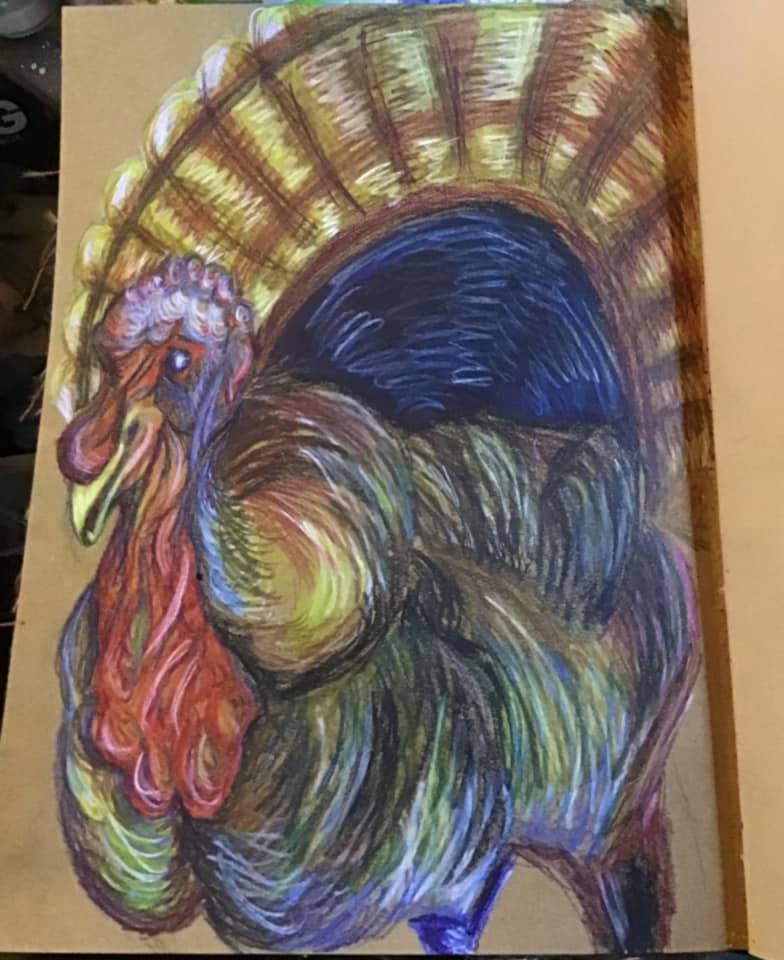 RiverCreativity's tweet image. Honestly we do mean all types and techniques of craft at riverofcreativity.blogspot.com Like this oil pastel from Art Angel for our No Hearts or Mushy Stuff Challenge.  #rocnohearts03 #riverofcreativity #art #craft #handmade #challenge