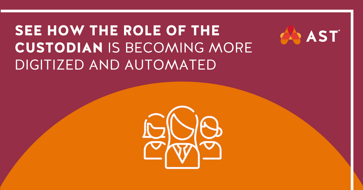 AST_FinancialCA's tweet photo. How will the role of the trustee and custodian be impacted by fintech developments?   For why the role of a custodian may need to evolve in today’s ever-moving economic and technological environment: 
https://t.co/KBtcCcpe0R https://t.co/9onw7bKk4u