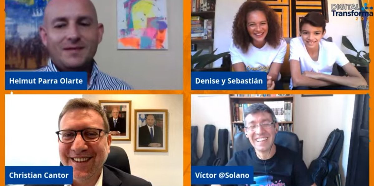 IsraelinCol's tweet image. #EnVivo | Conéctate con la charla del embajador @ChrisMCantor en #DigitalTransforma de @GrandesGeniosU.

📲 youtu.be/2lpg8AeB1NE