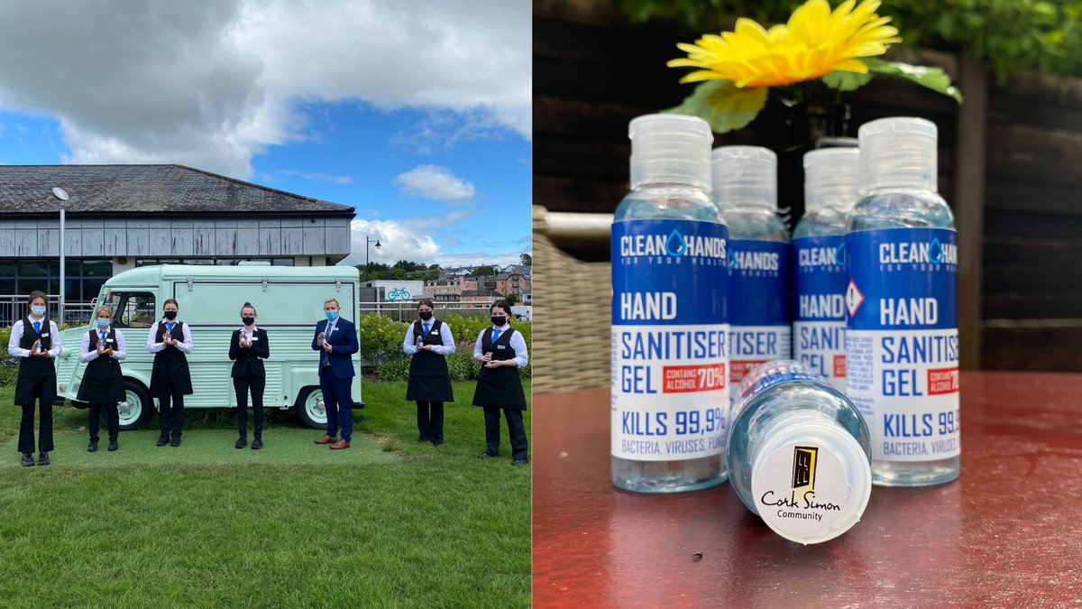 A massive thank you to <a href="/Cork_Simon/">Cork Simon Community</a> and <a href="/EurostyleLtd/">Eurostyle</a> for donating hand sanitisers to our staff members! Thank you <a href="/Cork_Simon/">Cork Simon Community</a> for all the hard work you do. #corksimon #kinsale #eurostyle #handsanitiser