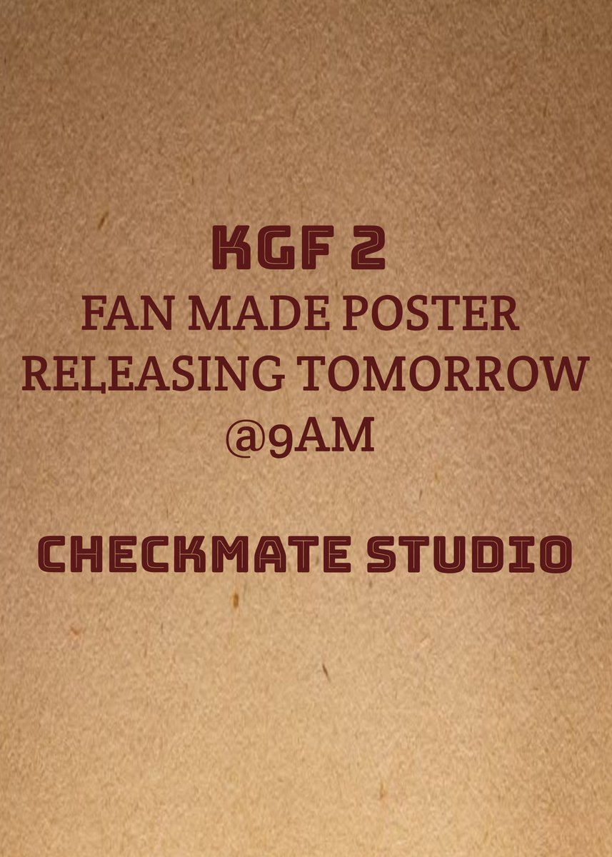 Hariharsha555's tweet photo. KGF 2 Fan Made Poster Releasing tomorrow
@9am
@YashFC @YFCKolar @Yashfanscompany @YashFansTweet @YashFansTweet @YashFClub @YashDevotee @YashFCmysuru @YashFansOnline @YashFC #yash #yashfans #fanmade #checkmateStudio #Hariharsha https://t.co/xG9poJpkyW