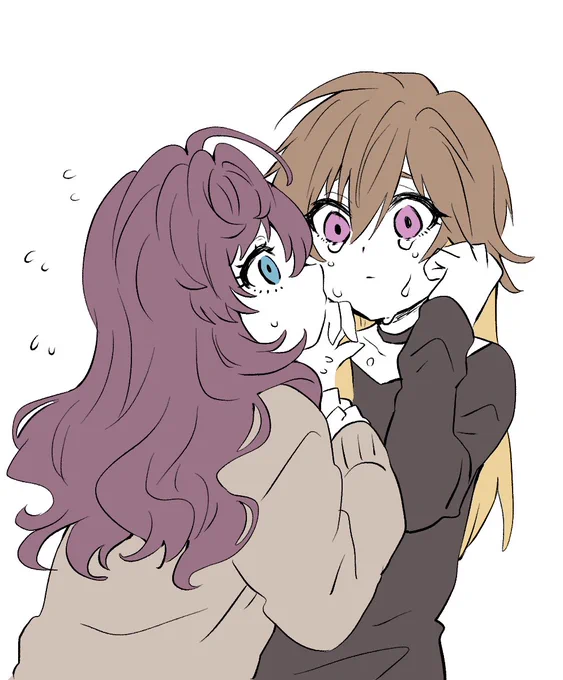 なんかの拍子にあすかちゃんが泣き出しちゃって どうしたらいいかわかんなくておろおろするしきちゃんがみたい 