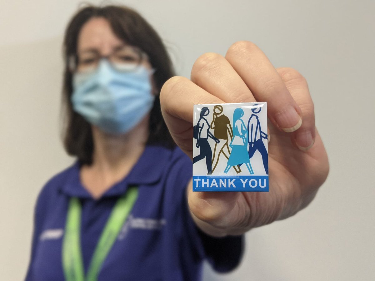 ImperialCharity's tweet photo. We've worked with @ImperialNHS and artist #JulianOpie to create commemorative badges which recognise the remarkable dedication and outstanding care shown by everyone working at the Trust during the pandemic. 💙

These special badges will be with Trust staff over the next week! 🙌 https://t.co/eZ7qyp1IXU