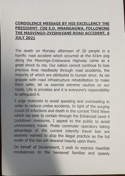 EMachikwa's tweet photo. 20 perished along Masvingo-Zvishavane road when Gravia collided with Toyota Wish. @PoliceZimbabwe should do more to curb overloaded Vehicles @MinistryofTID @econetzimbabwe @ZimEye @maruvaangu @realbuffallo https://t.co/e4S0bGWROJ