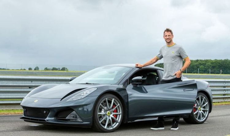 MatNoon's tweet photo. Jenson Button praises new Lotus Emira supercar as 'exceptional' in world first test drive https://t.co/2Zo6ShXXDj https://t.co/bP8BgbE9pU