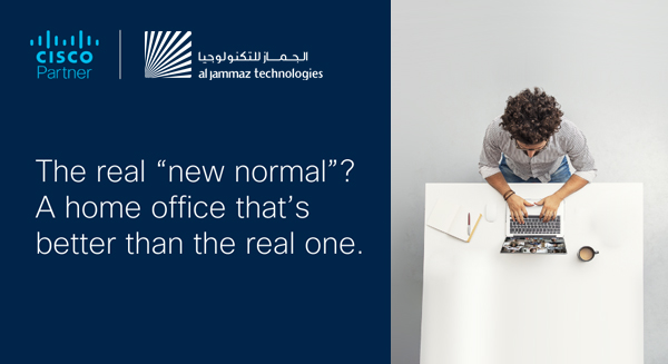 AlJammazVAD's tweet photo. Connect. Communicate. Collaborate. 

Secure Remote Workforce solutions from @Cisco and #AlJammaz Technologies. 
Learn more: https://t.co/sWWG9aF829
#BusinessResiliency #remotework #WFH #remoteworkforce https://t.co/L5e3Umb9CX