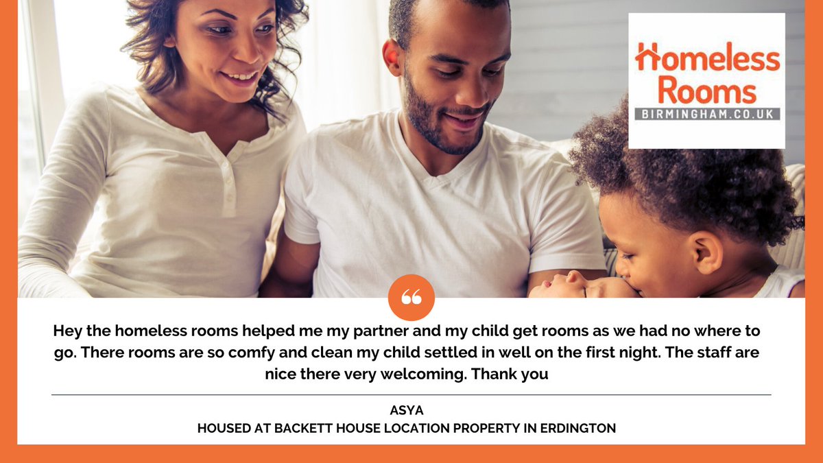It is fulfilling to help a family find a place to stay.
So if you know someone who needs help may it be 1 person or a small family who is homeless or sofa surfing on benefit please let us know and we are glad to help! #Homelessroomsbirmingham #Erdington #safeplace