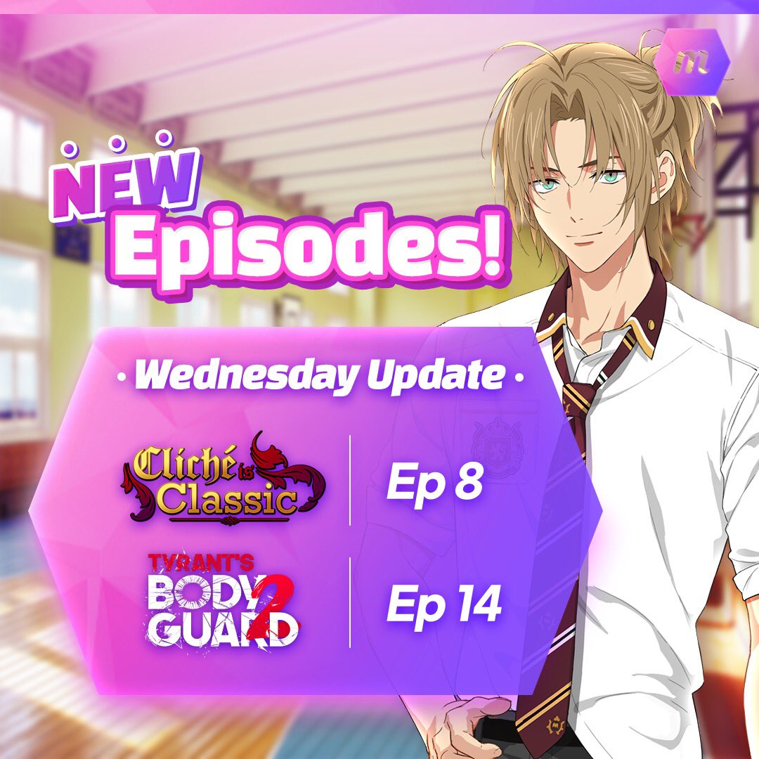CinamonMaybe's tweet photo. 🧸Today’s Update🍦
<< Cliché is Classic >> ep.8
<< Tyrant’s Bodyguard 2 >> ep.14
——
Maybe : Interactive Stories
#maybe #maybegame https://t.co/krOoLk5aX1