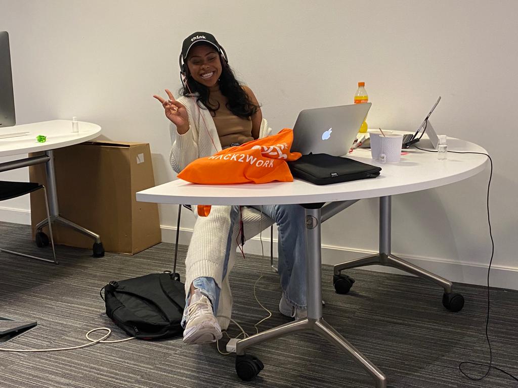 A sneak peak behind the scenes at the #Hack2Work team hard at work...