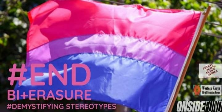 lbqtwestkenya's tweet photo. The use of umbrella terms bisexuality+ and bi+ includes a myriad of other sexual identities beyond LGTQI+ spectrum .๐ค
Bi+ people face "minority stress," and have heightened risks of self-harming behaviors๐
#endbierasure
#demystifyingsterotypes
#westernkenyalbqtfeministforum https://t.co/vjijw6P3K6