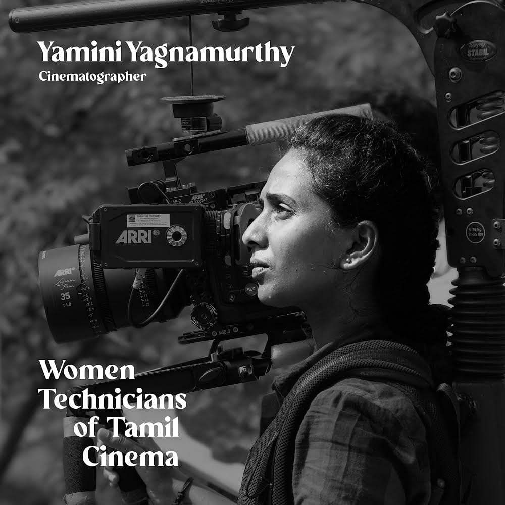 WTTC_community's tweet photo. Our star this week ✨ @yaminiyag is a prominent cinematographer who has worked predominantly in the Tamil film industry. Her latest work to hit the theatres was “Hey Ammu” in “Sillu Karuppatti”. https://t.co/DpNzfE8yN1