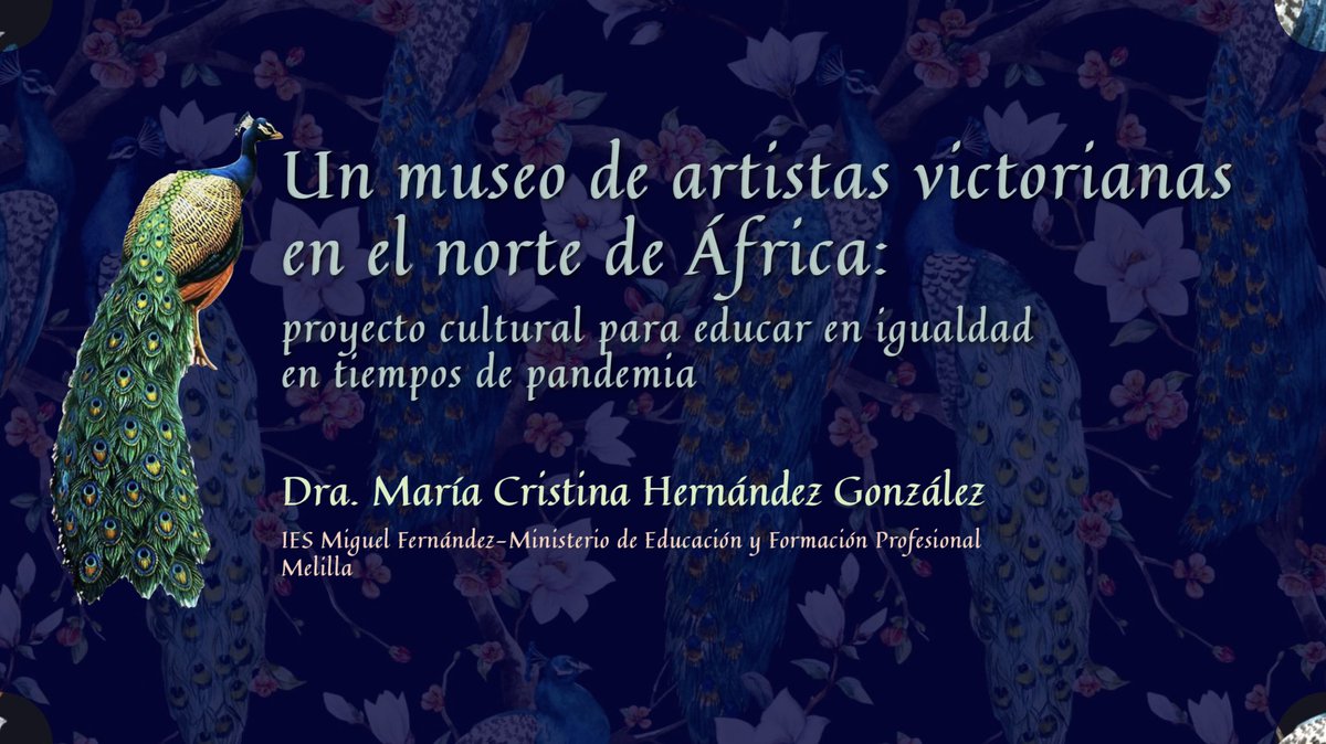 Presentamos nuestro proyecto “Victorianas” <a href="/IESMF/">IES Miguel Fernández</a> <a href="/MuseosdeMelilla/">Museos de Melilla</a> en el CONGRESO INTERNACIONAL SOCIEDAD POSTCOVID <a href="/CSPostCovid/">Congreso La Sociedad PostCovid</a>, que ha comenzado hoy, como modelo coeducativo y cultural durante la pandemia.
👩🏻‍💻Podéis ver mi intervención aquí: youtu.be/52uDlRO1dlk
<a href="/l_circe/">Elena Fernández Treviño</a>