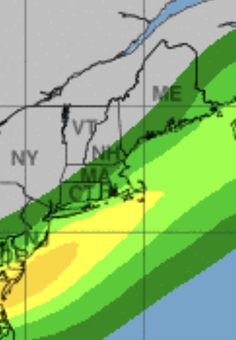 There's a good chance #Elsa will make landfall in Massachusetts as it races NE. Landfall in Nantucket looks most likely, however a strike on Cape Cod isn't out of the question.