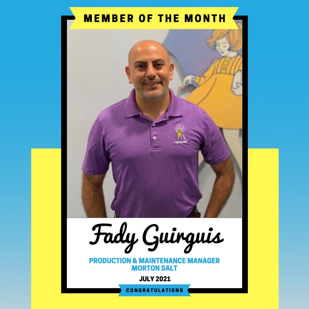 Congratulations to VPPPA’s Member of the Month for July: Fady Guirguis from <a href="/mortonsalt/">Morton Salt</a> in <a href="/RegionIXVPPPA/">Region IX VPPPA</a>.

Read more about Fady here: vpppa.org/our-members

𝑊𝑖𝑡ℎ 𝑉𝑃𝑃𝑃𝐴 𝑤𝑒 𝑎𝑟𝑒 𝑏𝑒𝑡𝑡𝑒𝑟 𝑡𝑜𝑔𝑒𝑡ℎ𝑒𝑟!