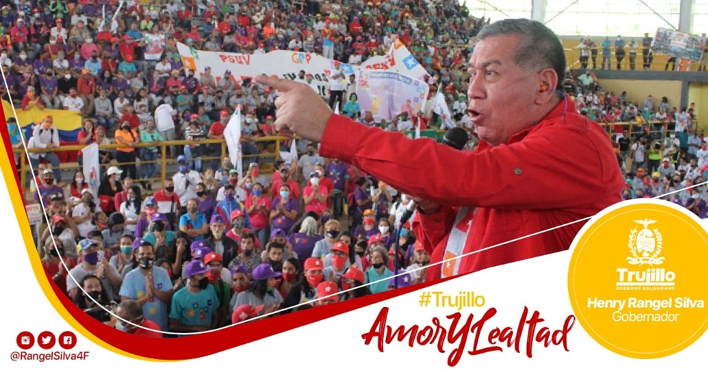 #TrujilloAmorYLealtad con el ejemplo y el liderazgo de nuestro Gobernador @RangelSilva4F 
#RevoluciónVictoriosa
@GobTrujillo @NicolasMaduro @delcyrodriguezv @dcabellor