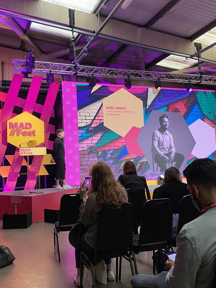 Hanging on every word, epic talk from <a href="/NoelMack/">Noel Mack</a> at <a href="/Gymshark/">Gymshark</a>. Get your towel down and sneak in the back door - love it! <a href="/MADFESTLONDON/">MADFEST</a>