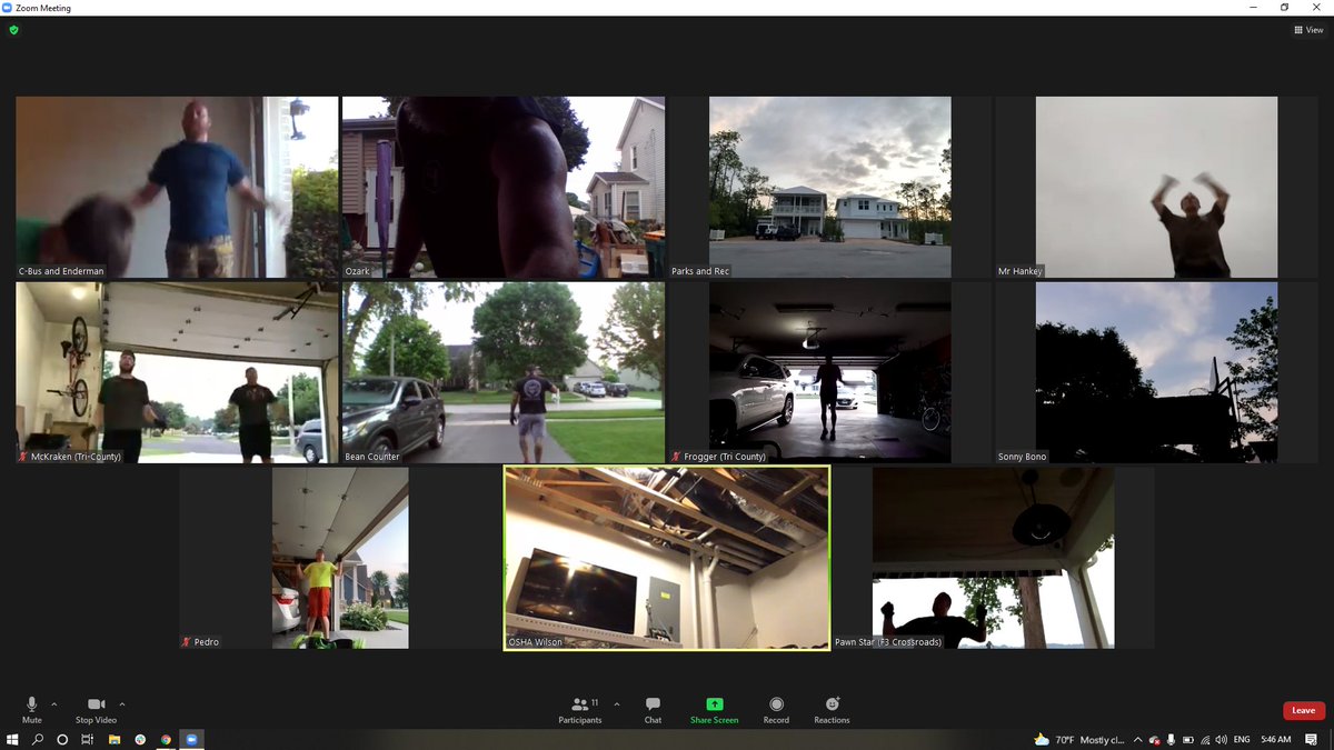 Wherever you were, it was a great morning to post with <a href="/F3Naperville/">F3 Naperville</a>'s own C-Bus for a solid beatdown that brought the pain from Wisconsin to Florida