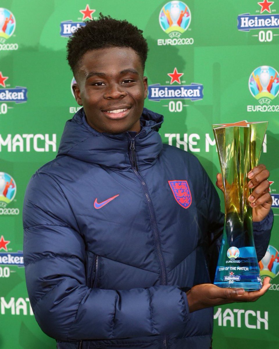 NotYourWinger's tweet photo. Saka has only been playing rw for half a season and is already getting the starting spot in the national team over the likes of Sancho and Foden

Should tell you everything you need to know, my starboy 💫 https://t.co/WsQYO8gY97