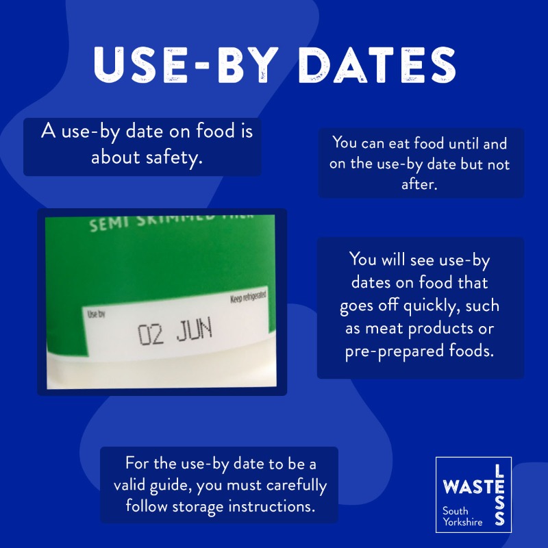 WasteLessSYorks's tweet photo. Itβs important that we donβt eat, cook or freeze food past the use-by date as it could be unsafe to eat (even if it has been stored correctly and looks and smells fine)
#LoveFoodHateWasteSY #FoodWaste #KnowYourDates https://t.co/DvL1TGPwql