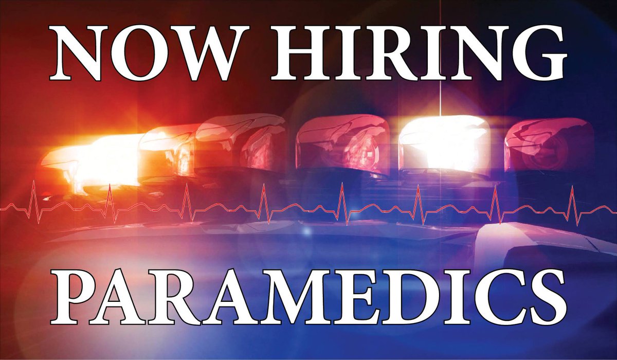 Applications for Paramedics is NOW OPEN. Apply through brla.gov/jobs The application period will close 7/15/21