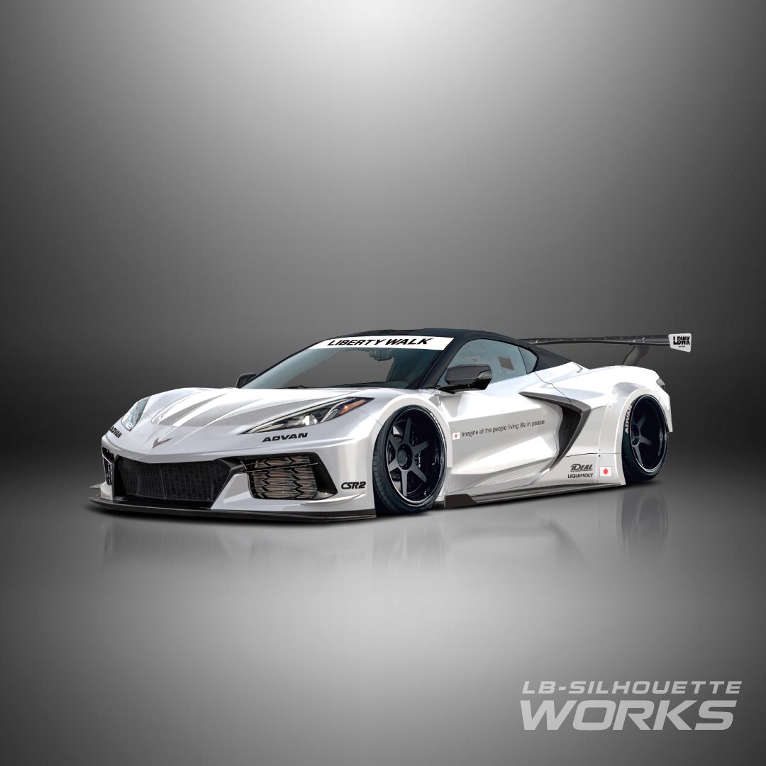 ADDICTION　コルベットC8　ボディ CORVETTE C8 Pandem Chevy Wide Body Set (260mm) [Addiction
