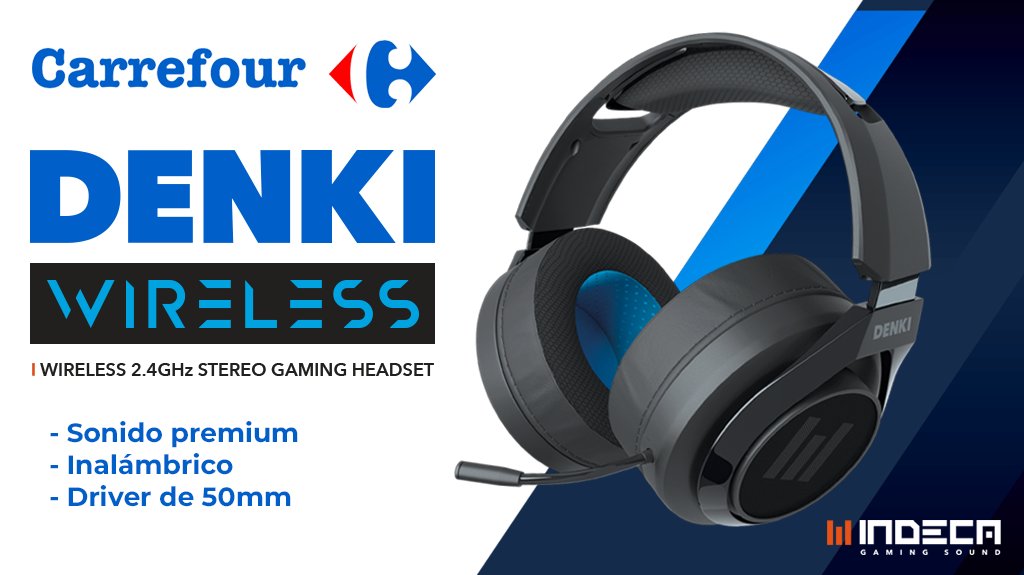 CarrefourGaming's tweet photo. ⚠ Sorteo ⚠

¿Quieres un #Headset Denki de #Indeca? 🤔

   ✅ Haz FAV y RT
   ✅ Sigue a @IndecaBusiness y a nosotros
   ✅ Menciona a un amig@ en cada tweet con #CarrefourConIndeca

¡Hasta el 11/07!
Bases: https://t.co/IdoNCRK0Kn https://t.co/5ZUtJcy77I