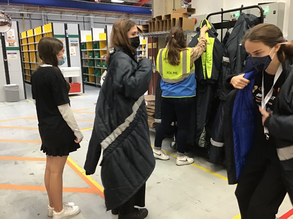 Brrrr…. Preparing to go into the -18 degree freezers.